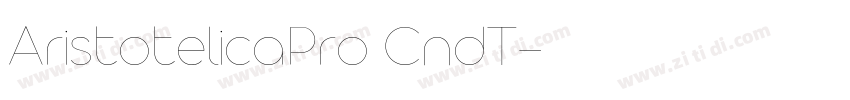 AristotelicaPro CndT字体转换